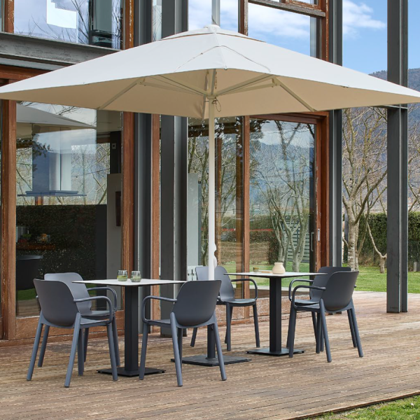 Garbar Parasol Sardigna 3x3 m con doble polea 06732