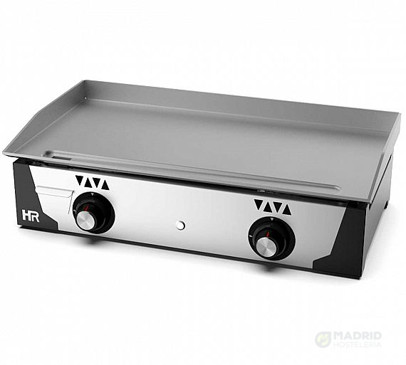Fainca HR Plancha de Acero Laminado Serie 100 PLC Gas Fondo 47 cm Potencia 4,8 a 9,8 kW