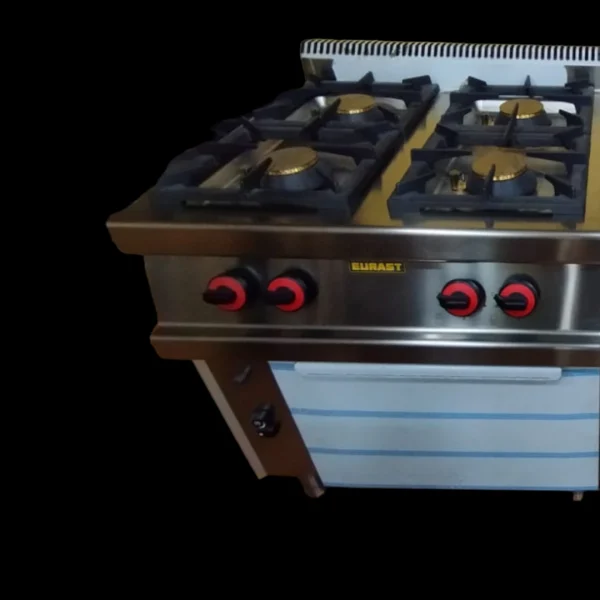 Cocina 4 fuegos con horno Eurast gama 750