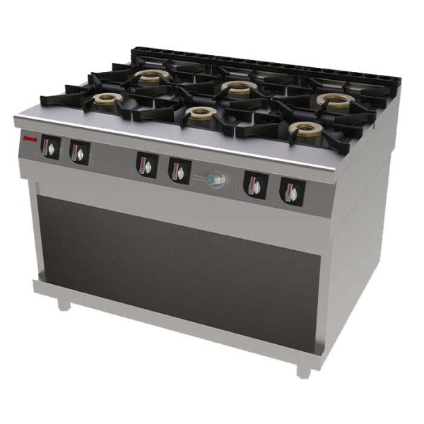 Cocina Jemi Chef 6 Quemadores Modelo T601