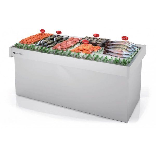 Mostrador refrigerado pescadería para mercado CORECO BFP