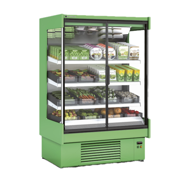 Vitrina mural refrigerado con puertas fondo 80 CORECO CDG1 H1