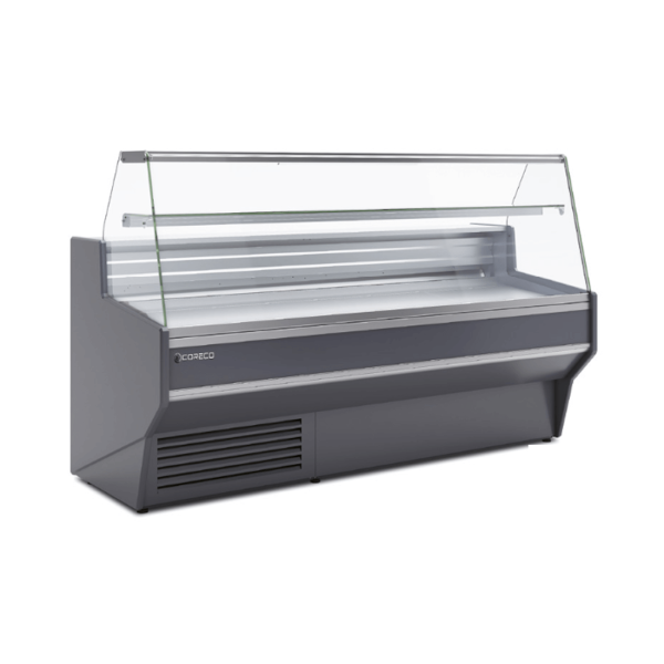 Vitrina refrigerada estática con reserva fondo 80 CORECO CVE-8-R