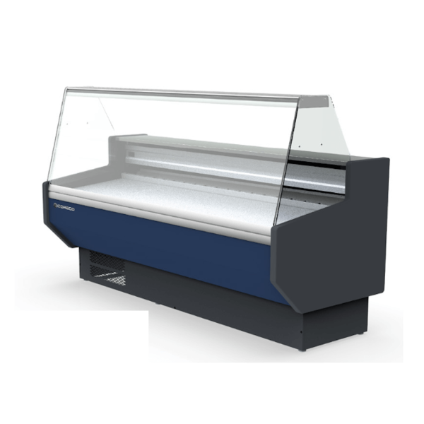 Vitrina refrigerada estática con reserva fondo 80 CORECO S-Line CVED-8-R