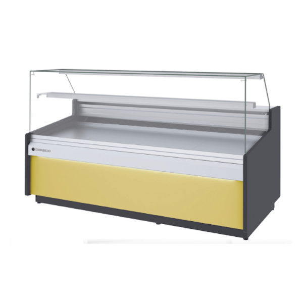 Vitrina refrigerada estática con reserva fondo 96 CORECO CVE-9-RC Delicatessen