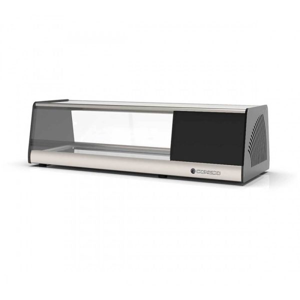 Vitrina refrigerada Sushi para platos cristal recto Coreco BPS