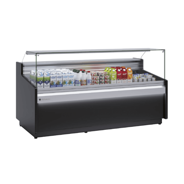 Vitrina refrigerada ventilada con almacén fondo 96 CORECO CVE-9-RCB-TF Delicatessen